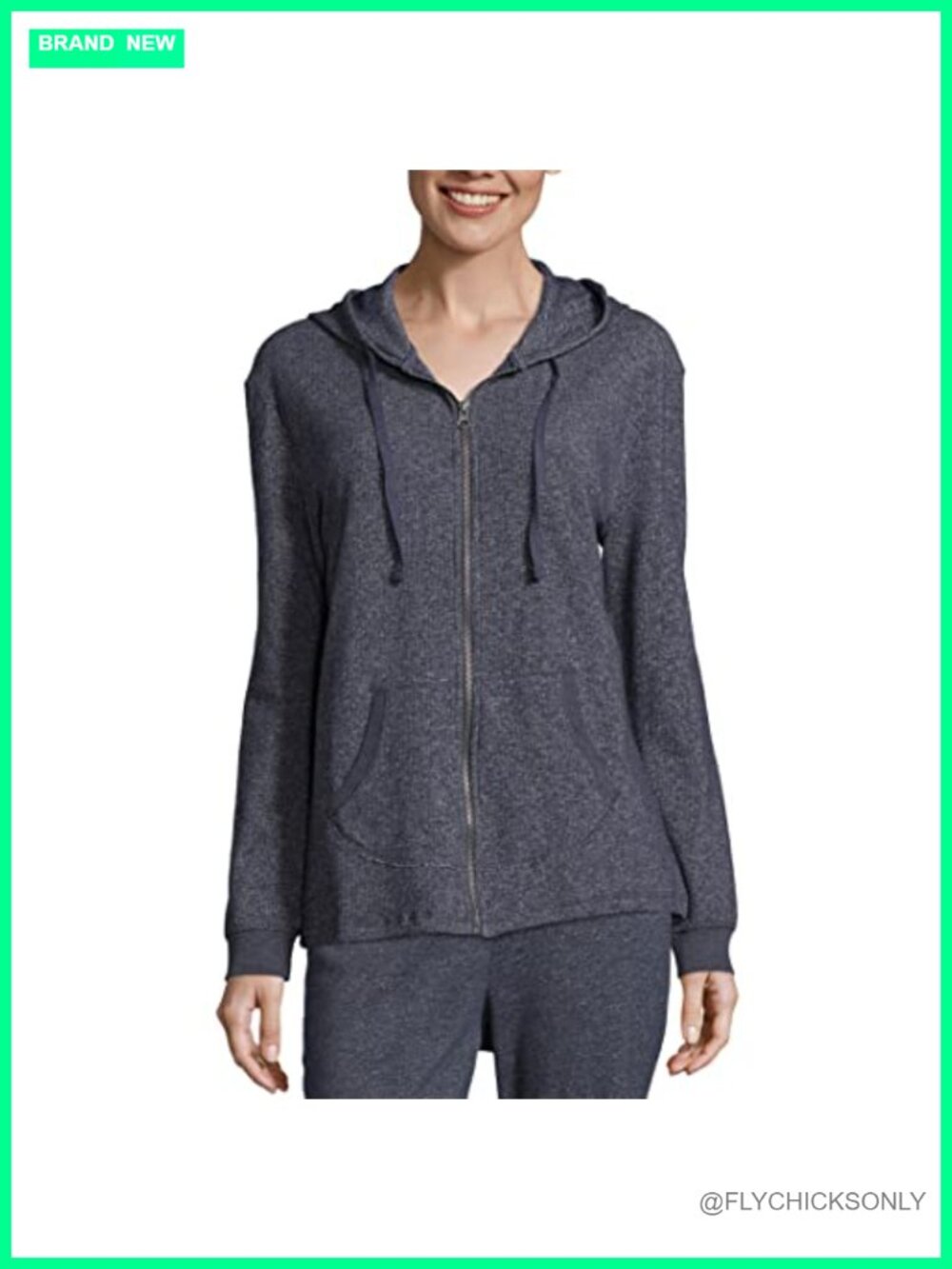 Hanes French Terry Zip Hoodie Women's Soft Hooded Sweatshirt